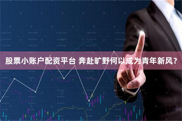 股票小账户配资平台 奔赴旷野何以成为青年新风？